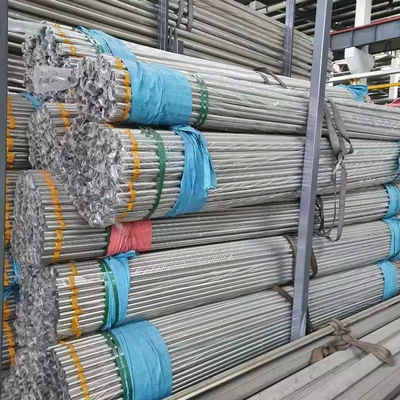 Mirror Hairline Polished Stainless Steel Round Pipe ASTM A213 ISO9001 Tube