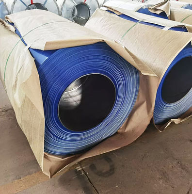 4mm-300mm Prepainted Galvanized Steel Coils  TISCO Hot Dip Blue