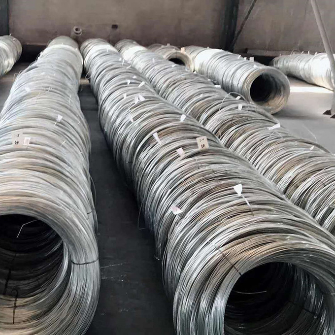 la mesure 16/18 a galvanisé le fil d'acier le zinc plongé que chaud a enduit SAE1006 6mm A53 0